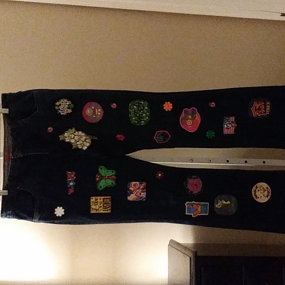 WOMEN'S HALLOWEEN HIPPIE JEANS Size 16